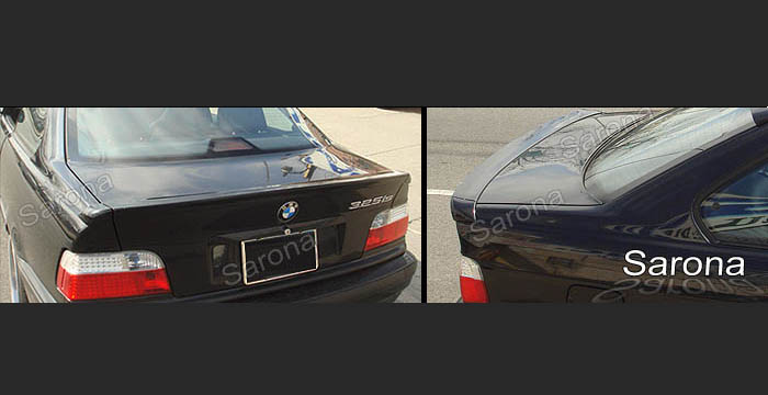Custom BMW 3 Series Trunk Wing  Coupe (1992 - 1998) - $289.00 (Manufacturer Sarona, Part #BM-034-TW)